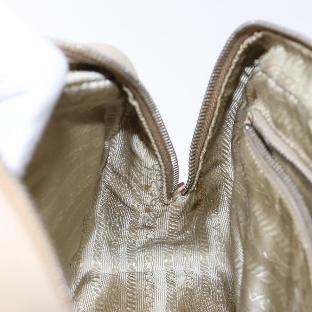 Prada Bauletto Bag Canvas with Leather