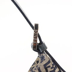 Fendi Belted Flap Shoulder Bag Zucchino Coated Canvas