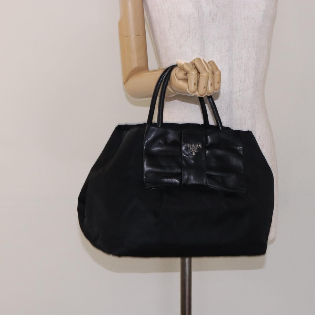 Prada Bow Tote Tessuto with Leather