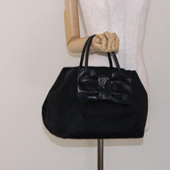 Prada Bow Tote Tessuto with Leather