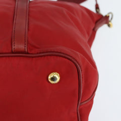 Prada Convertible Logo Tote Tessuto