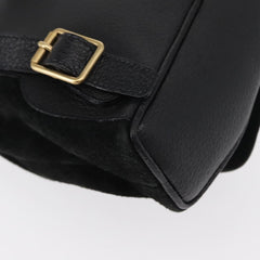 Gucci Vintage Bamboo Backpack Suede