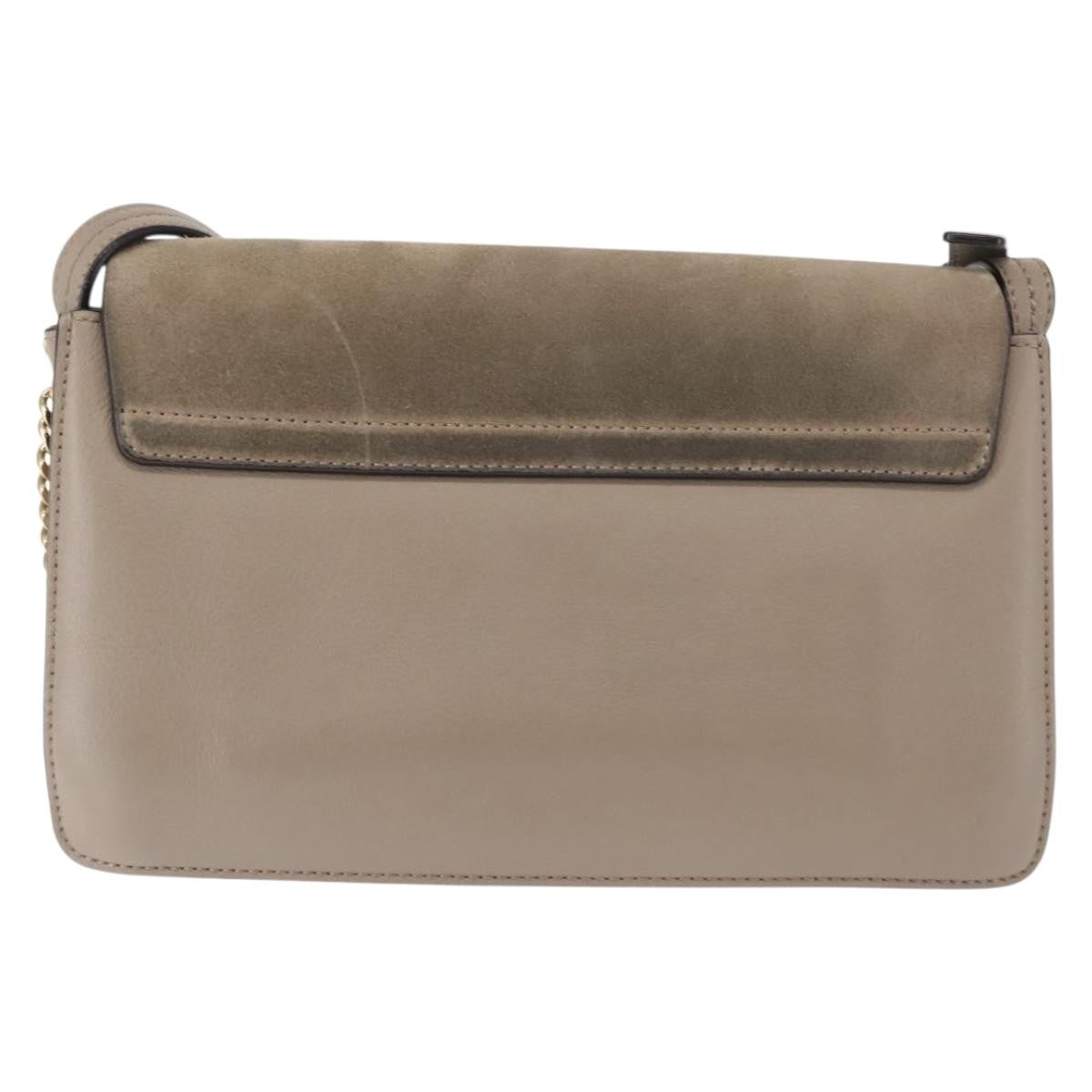 Chloe Faye Shoulder Bag Leather and Suede