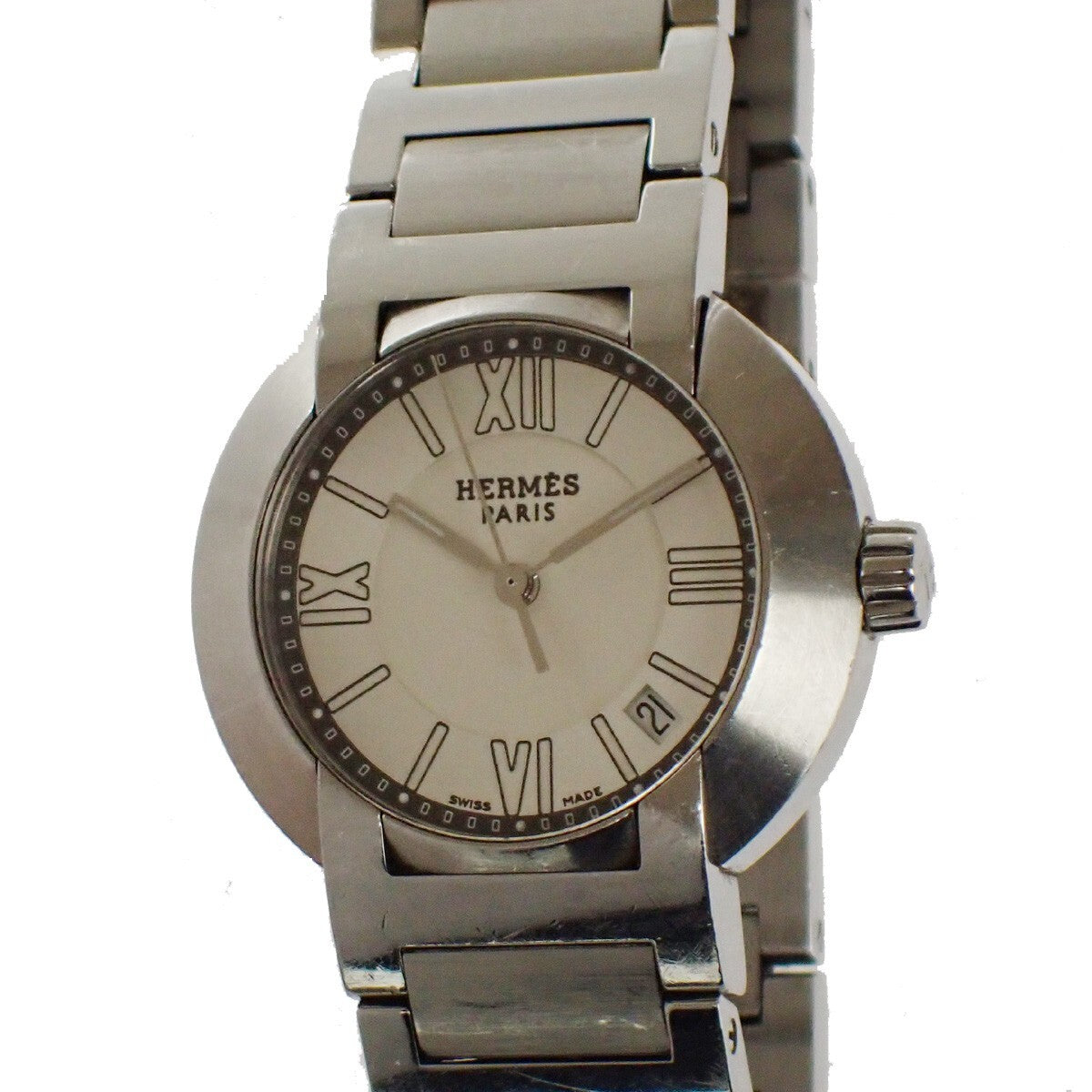 Hermes Nomade Quartz Watch Stainless Steel
