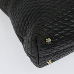 Bally Vintage Chain Shoulder Bag Quilted Leather