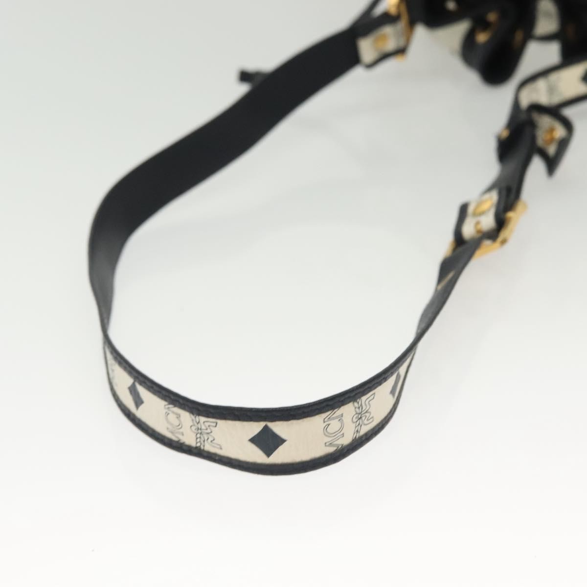 MCM Drawstring Shoulder Bag Leather