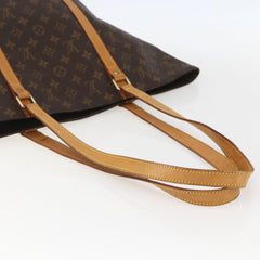Louis Vuitton Shopping Sac Handbag Monogram Canvas