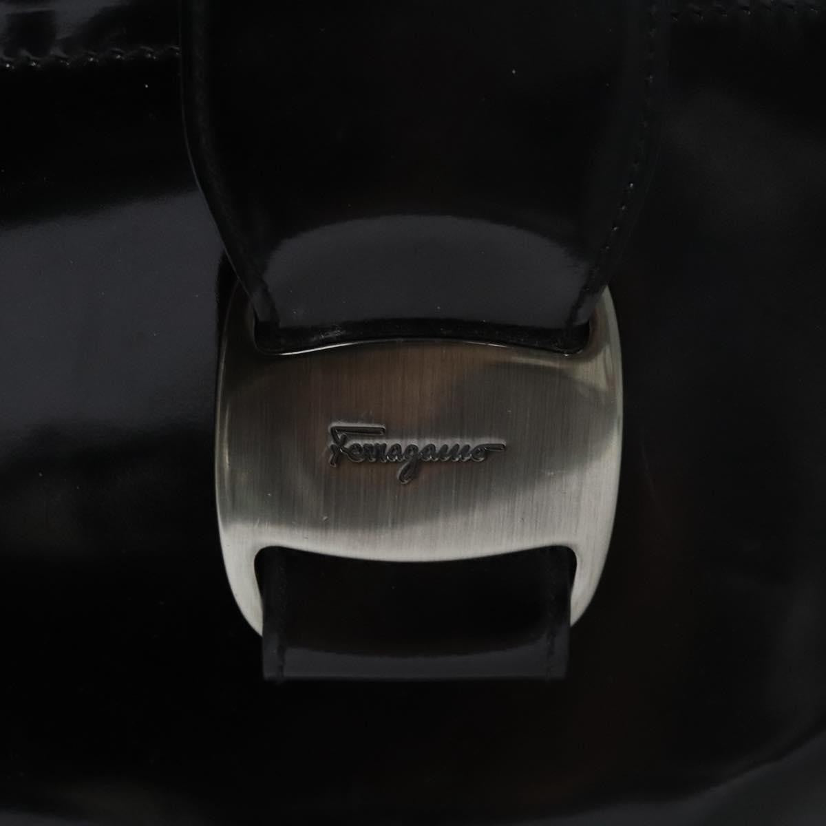 Salvatore Ferragamo Vara Tote Patent Leather