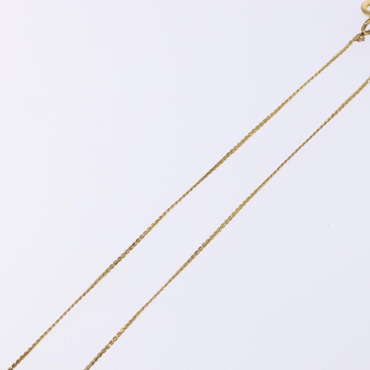 Christian Dior CD Pendant Necklace Metal