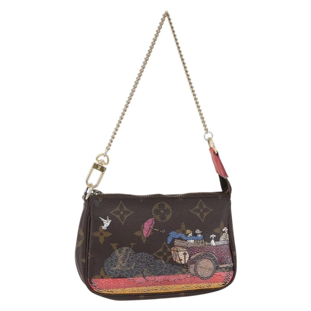 Louis Vuitton Pochette Accessoires Limited Edition Christmas Animation Monogram Canvas