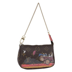Louis Vuitton Pochette Accessoires Limited Edition Christmas Animation Monogram Canvas