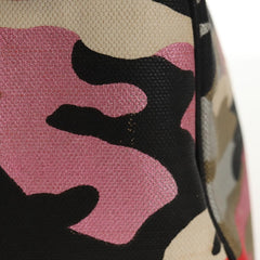 Christian Dior Polochon Satchel Limited Edition Anselm Reyle Camouflage Canvas