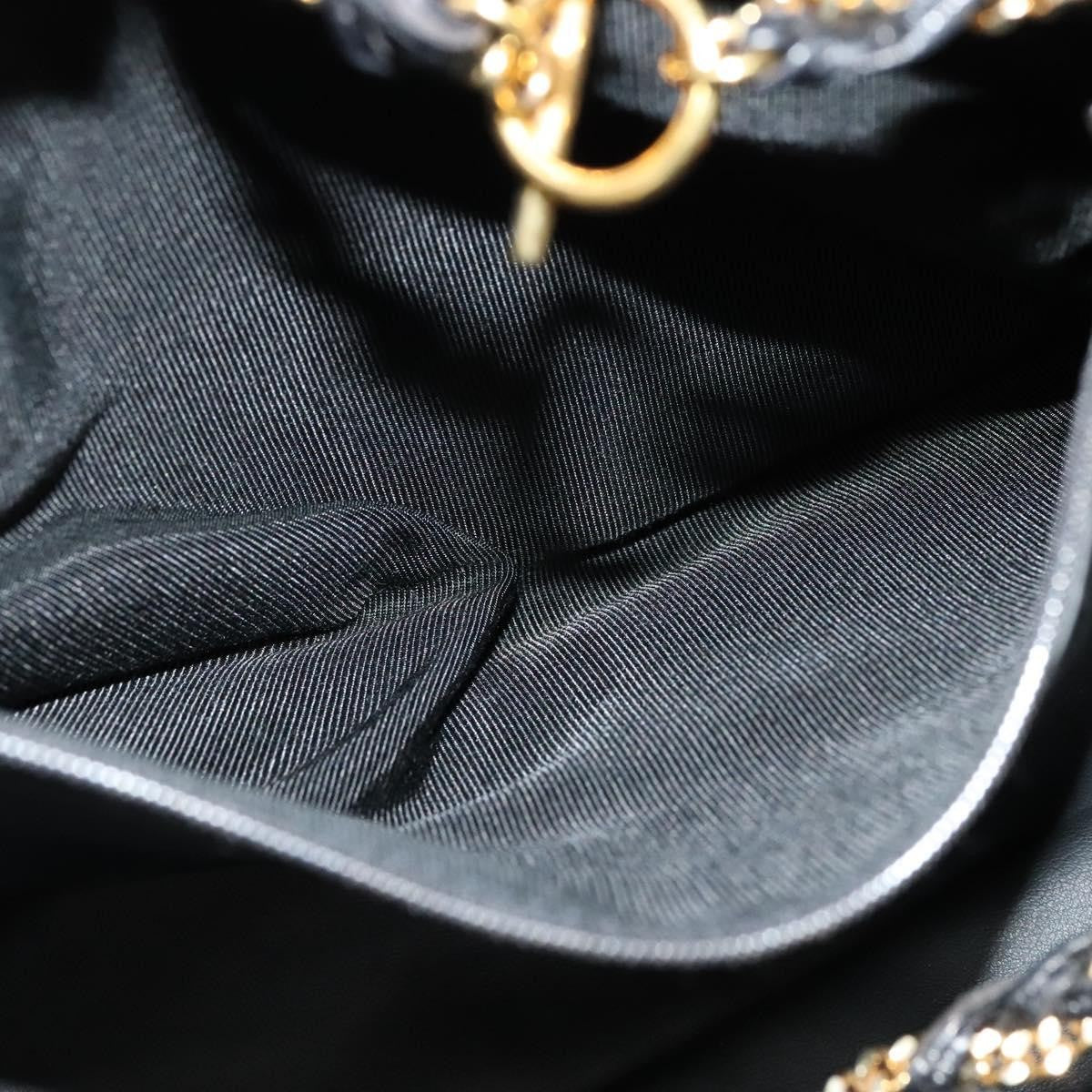 Bally Vintage Chain Shoulder Bag Quilted Leather