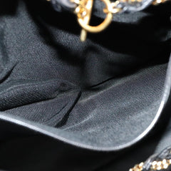 Bally Vintage Chain Shoulder Bag Quilted Leather