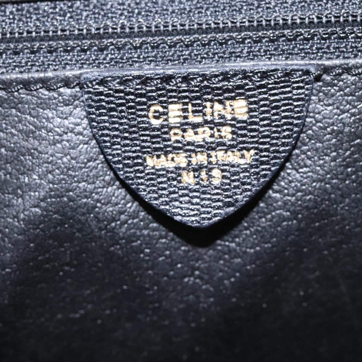 Celine Vintage Circle Logo Crossbody Bag Leather