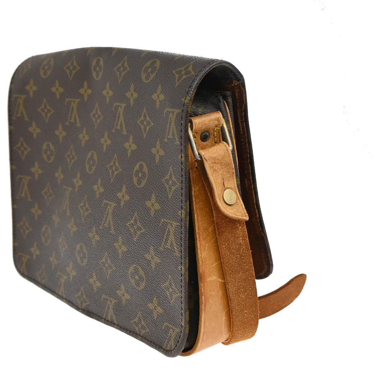 Louis Vuitton Cartouchiere Handbag Monogram Canvas