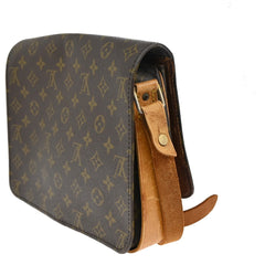 Louis Vuitton Cartouchiere Handbag Monogram Canvas