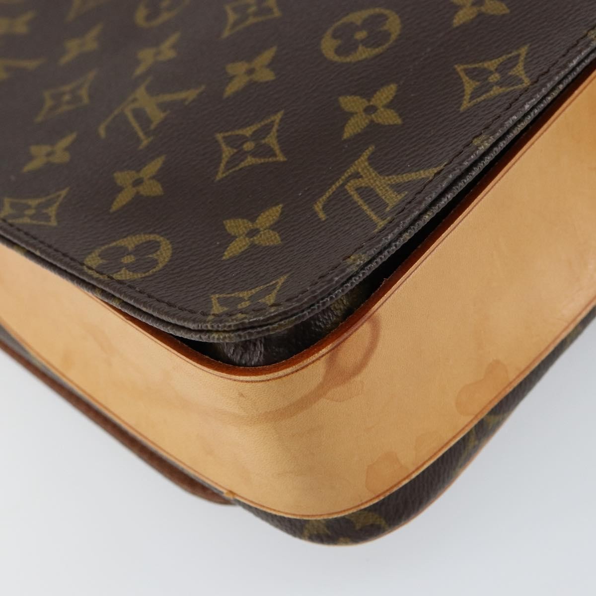 Louis Vuitton Cartouchiere Handbag Monogram Canvas