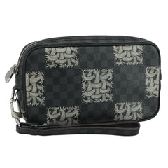 Louis Vuitton Pochette Volga Limited Edition Nemeth Damier Graphite