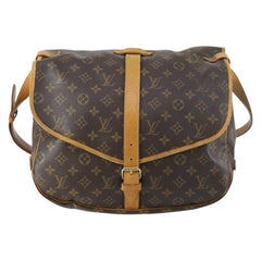 Louis Vuitton Saumur Handbag Monogram Canvas