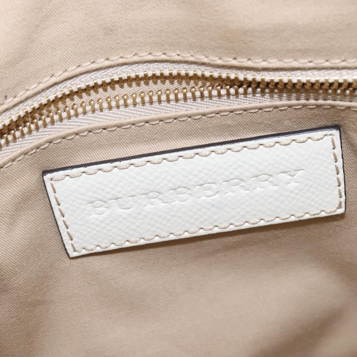 Burberry Minford Satchel Haymarket Coated Canvas