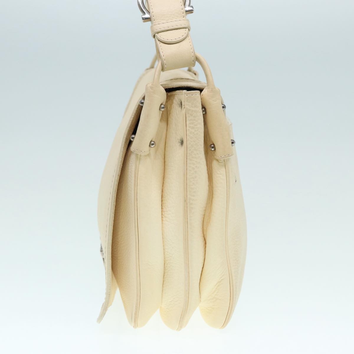 Salvatore Ferragamo Gancini Shoulder Bag Leather