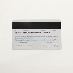 Prada Comic Basket Bag Wicker with Applique