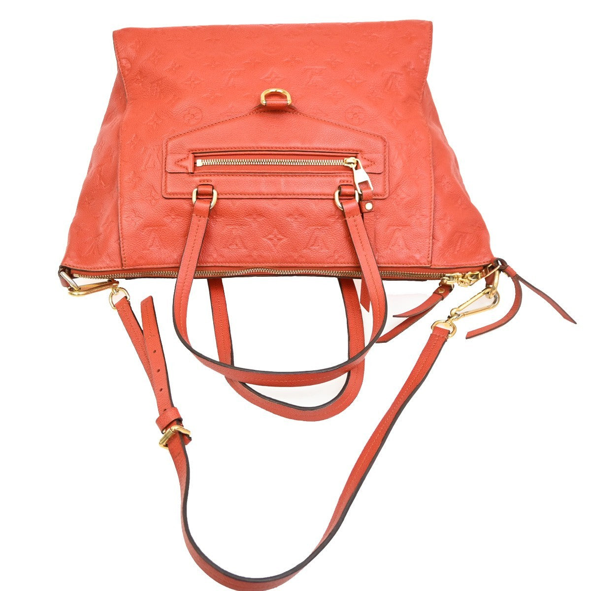 Louis Vuitton Lumineuse Handbag Monogram Empreinte Leather