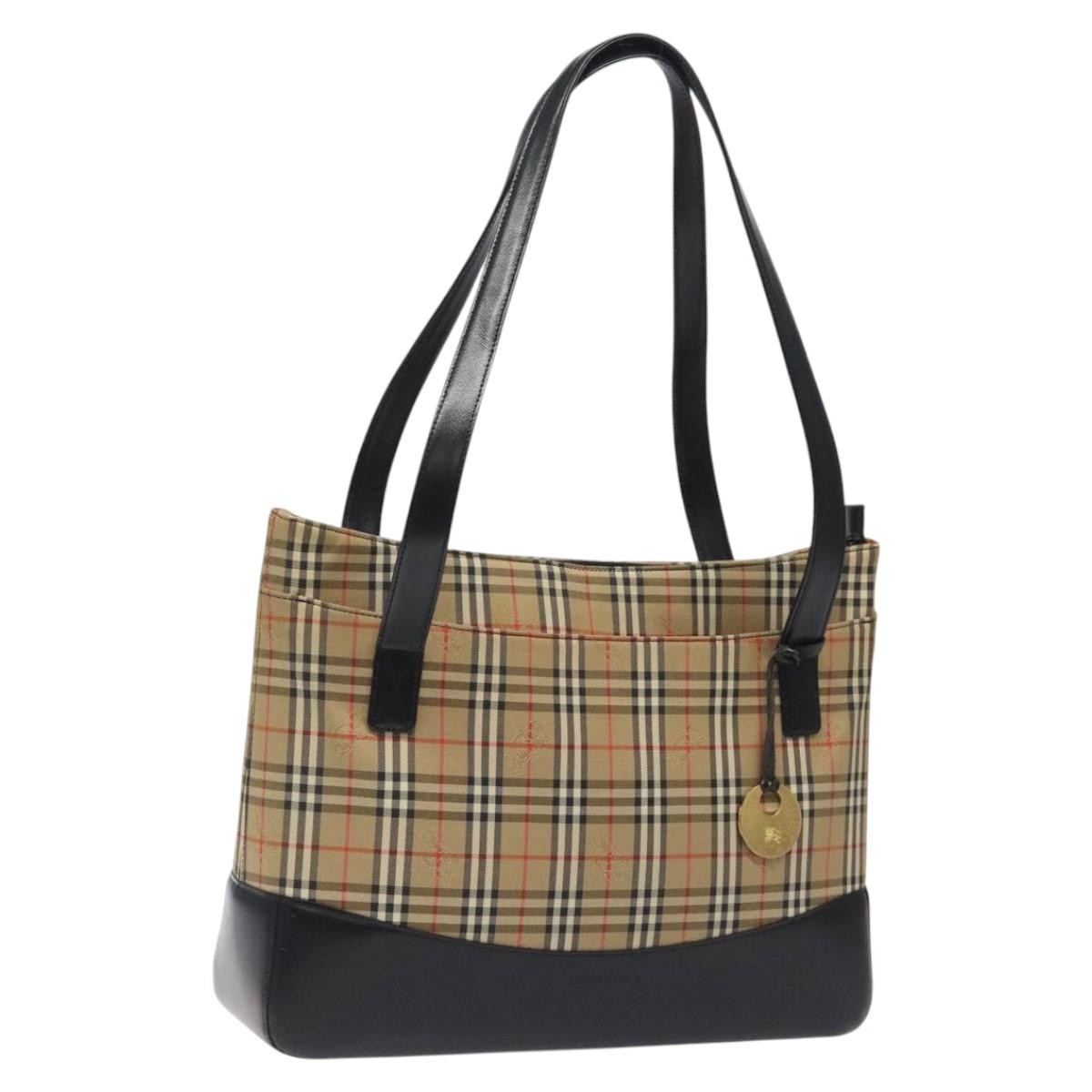 Burberry Shoulder Bag Nova Check Canvas