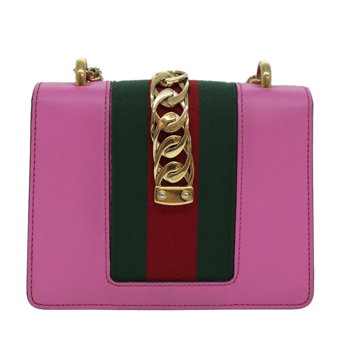 Gucci Sylvie Chain Shoulder Bag Leather