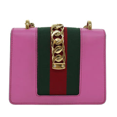 Gucci Sylvie Chain Shoulder Bag Leather