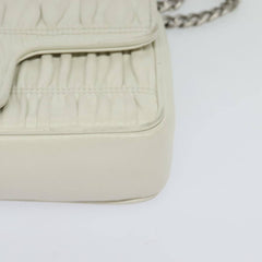 Prada Chain Flap Shoulder Bag Nappa Gaufre