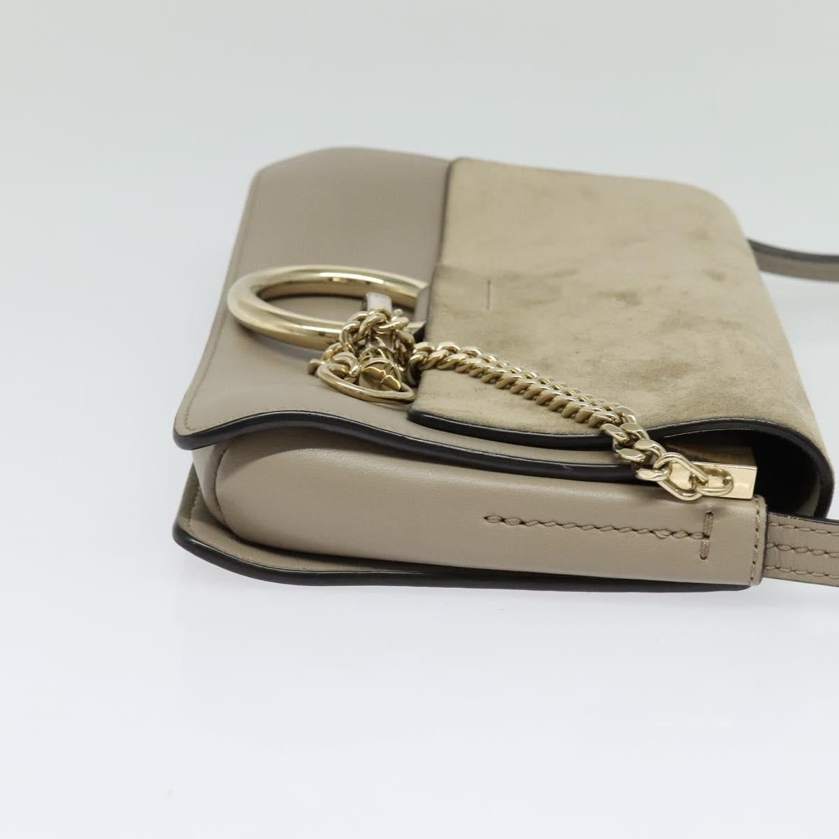 Chloe Faye Shoulder Bag Leather and Suede
