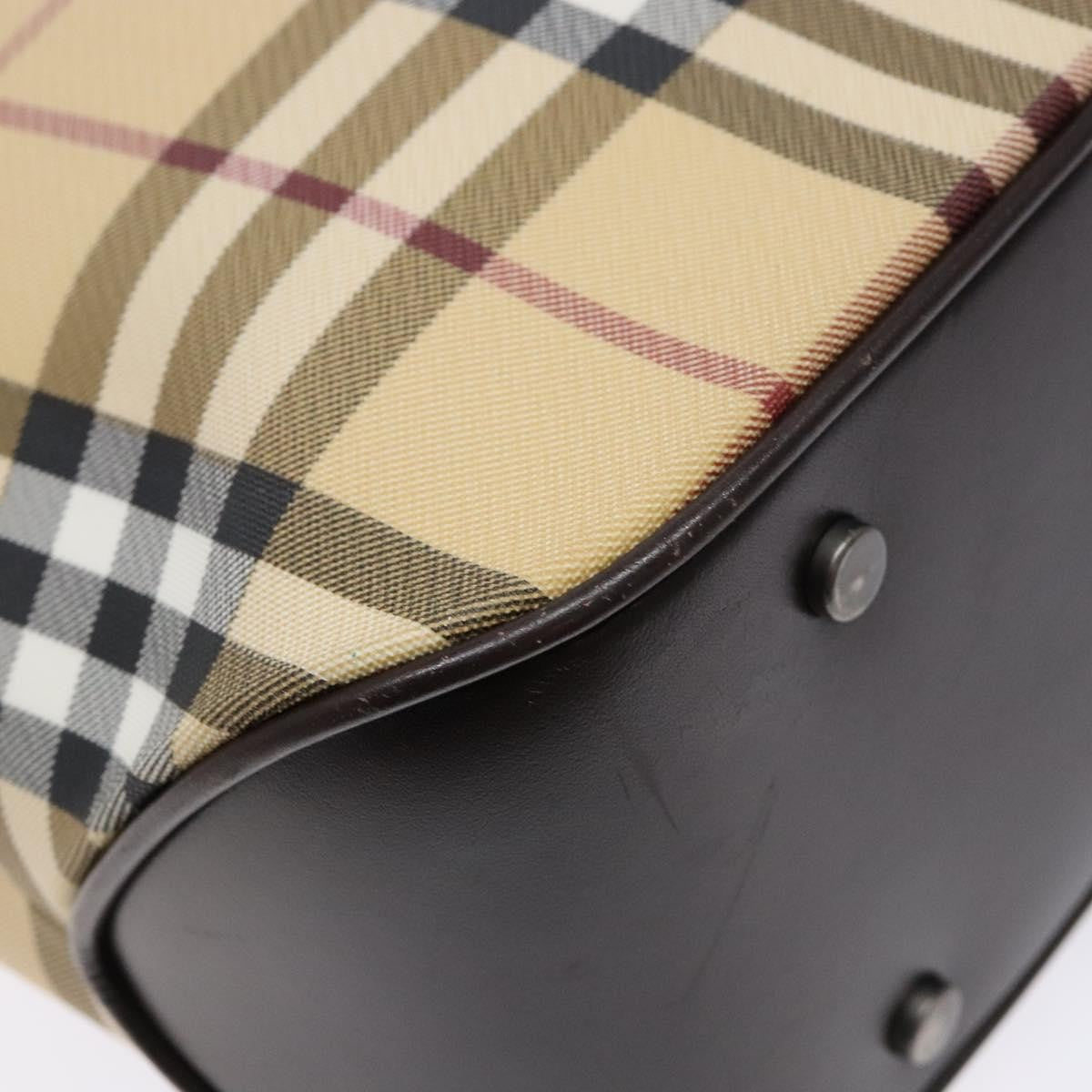 Burberry Vintage Tote Vintage Check Coated Canvas