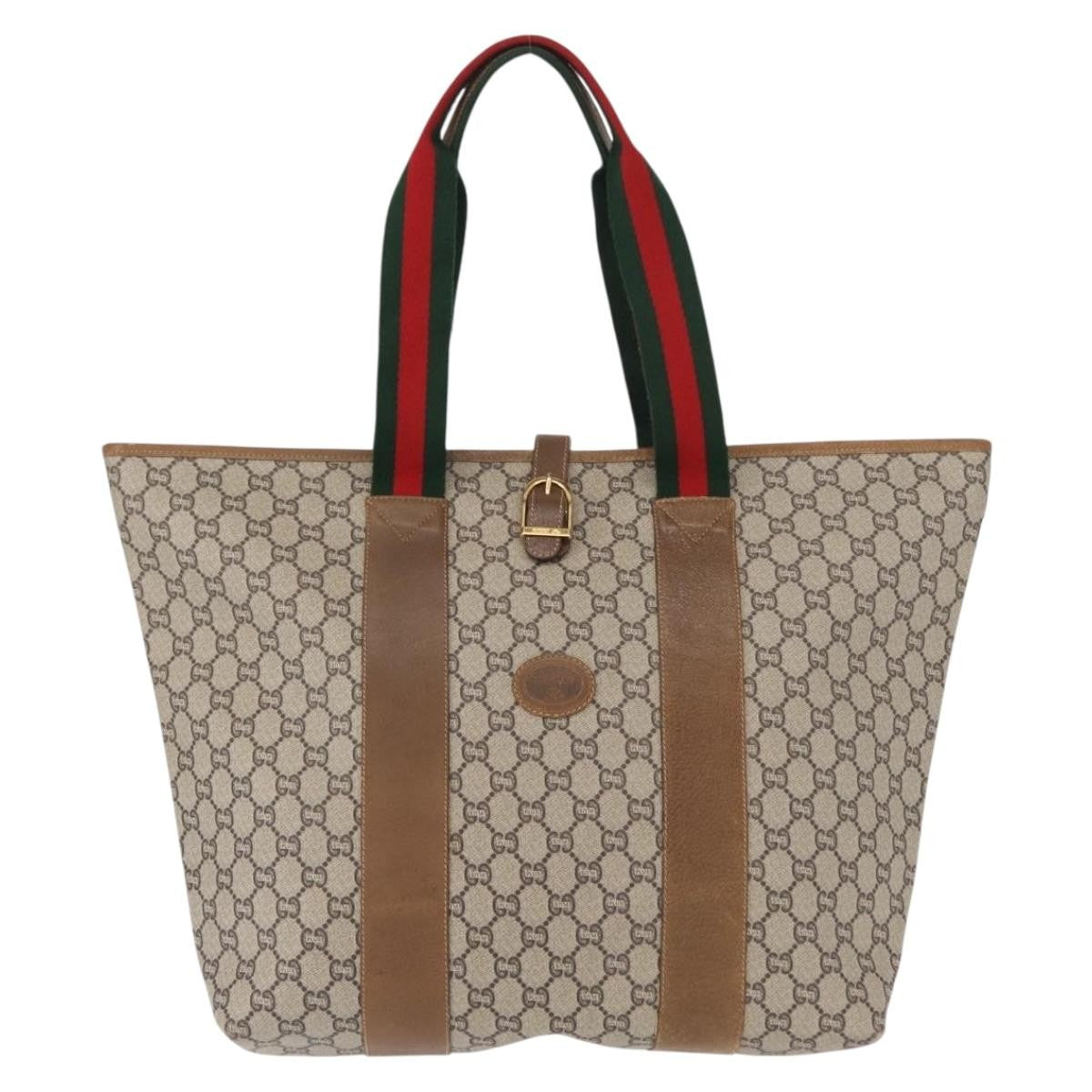 Gucci Sherry Line Tote Canvas