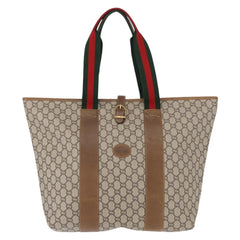 Gucci Sherry Line Tote Canvas