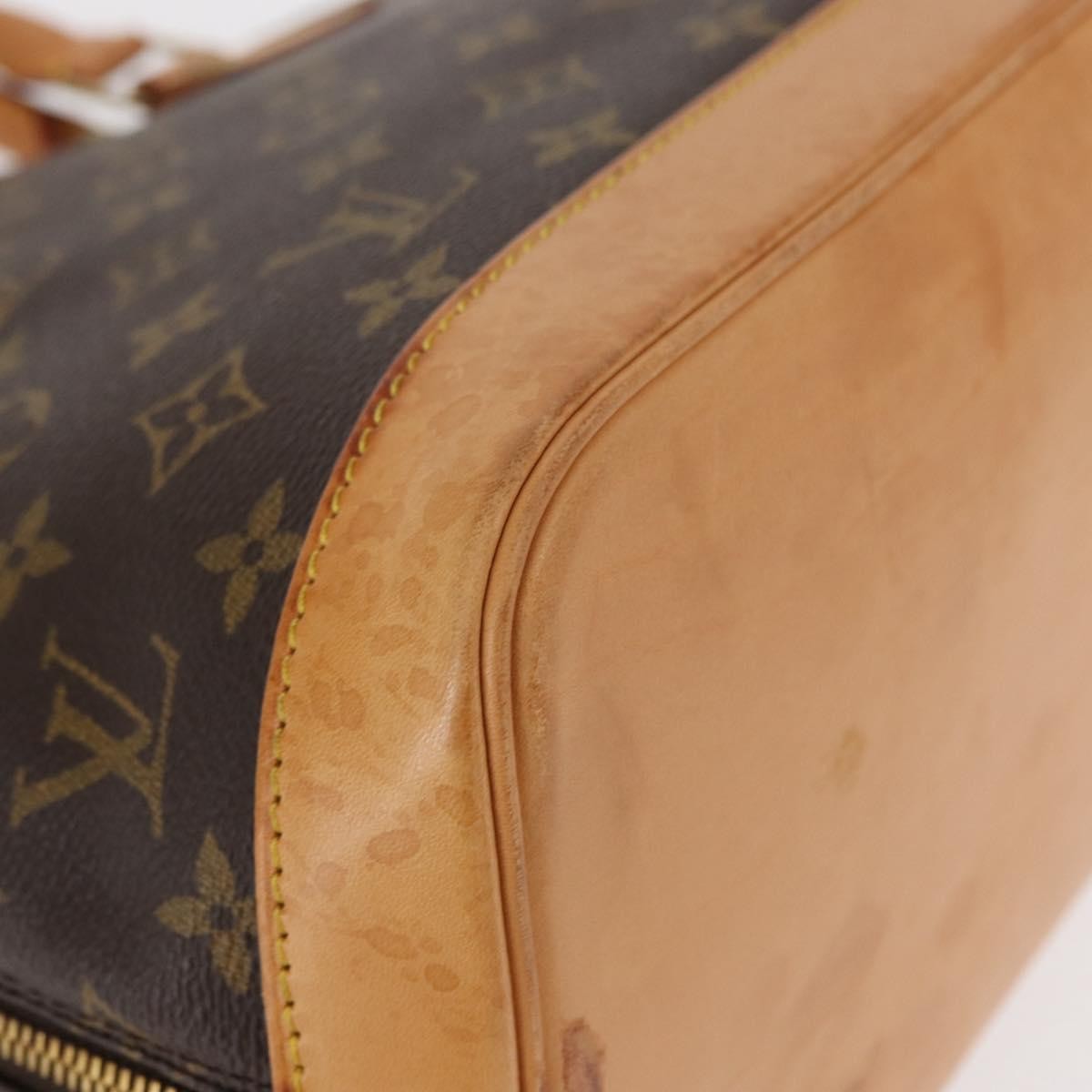Louis Vuitton Alma Handbag Monogram Canvas