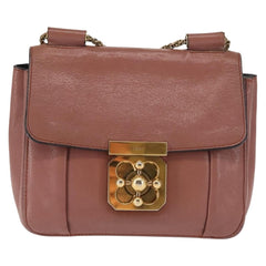 Chloe Elsie Chain Shoulder Bag Leather