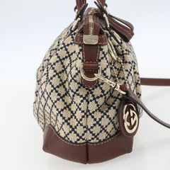 Gucci Sukey Top Handle Satchel Diamante Canvas