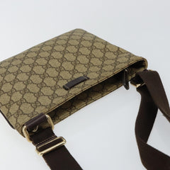 Gucci Flat Messenger Bag GG Canvas