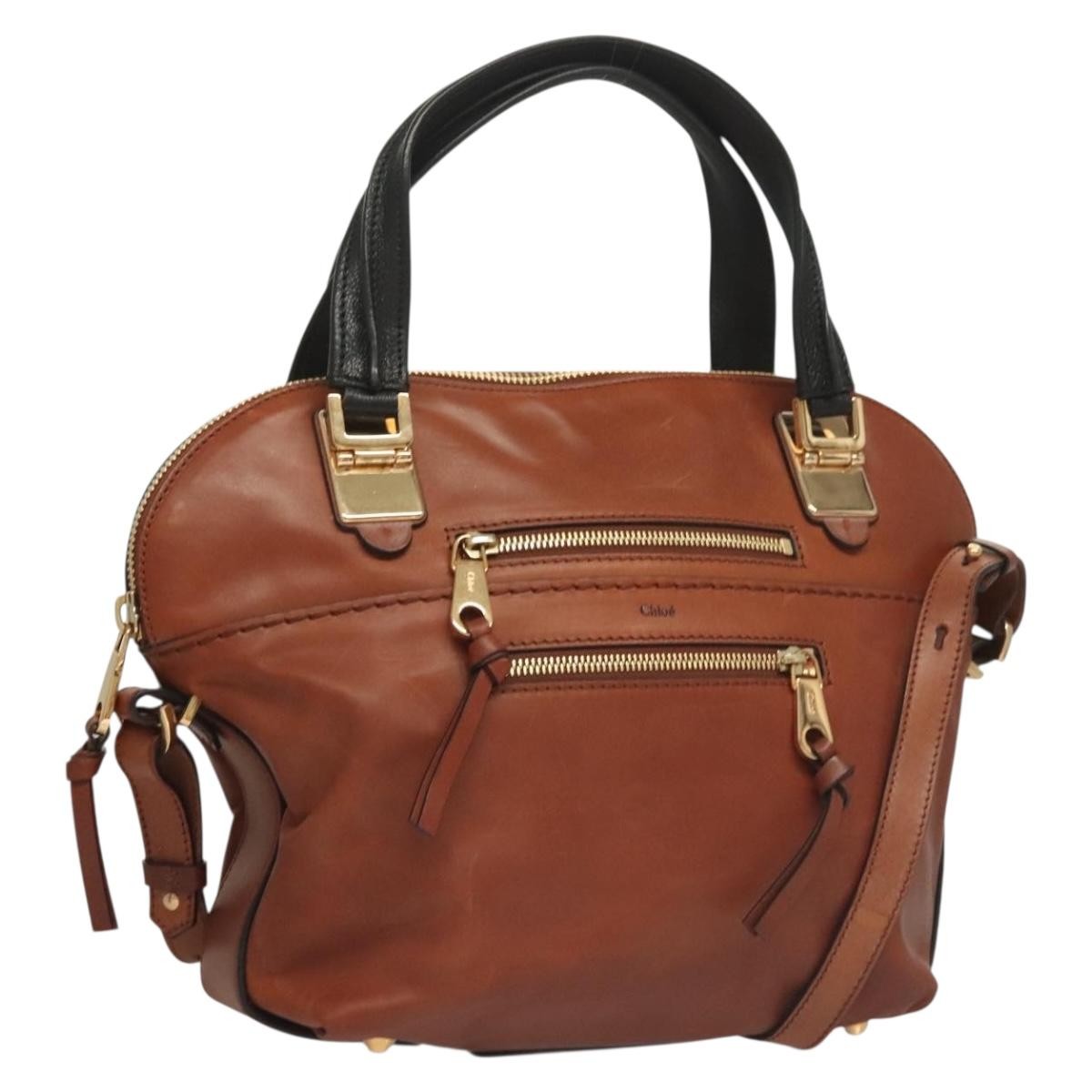 Chloe Angie Tote Leather