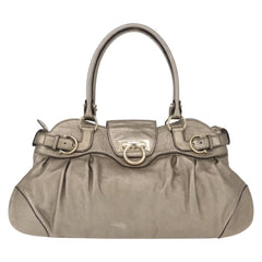 Salvatore Ferragamo Gancini Tote Leather