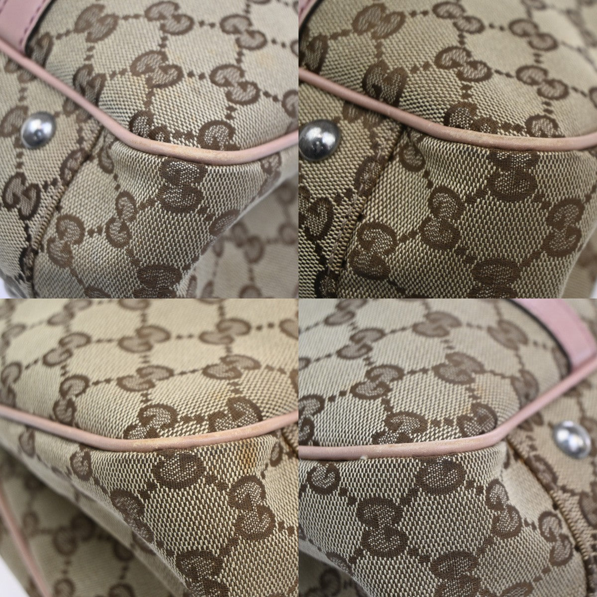 Gucci Twins Tote GG Canvas with Leather
