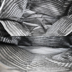 Prada Expandable Front Zip Boston Bag Tessuto