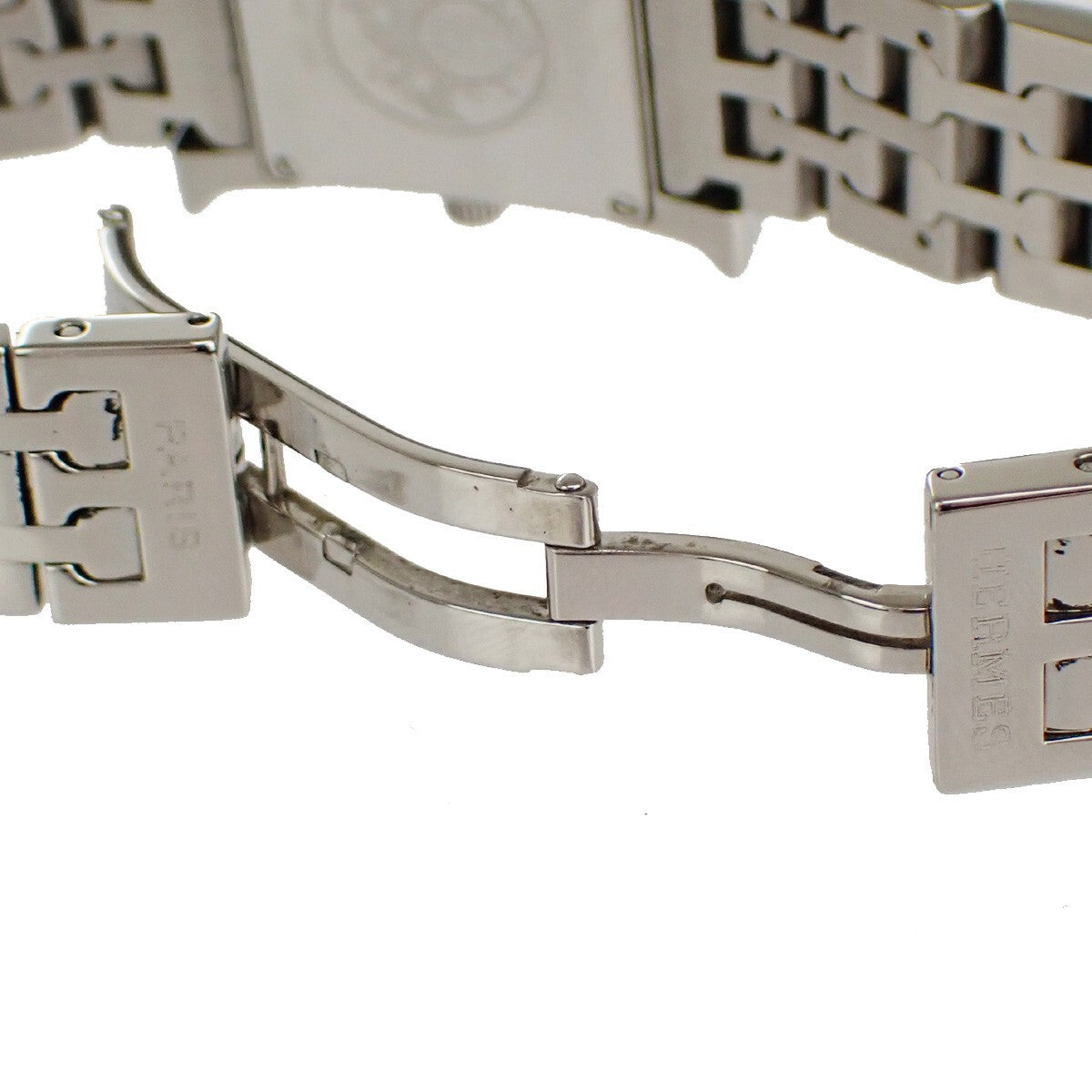 Hermes Arceau Chronograph Automatic Watch Stainless Steel and Alligator