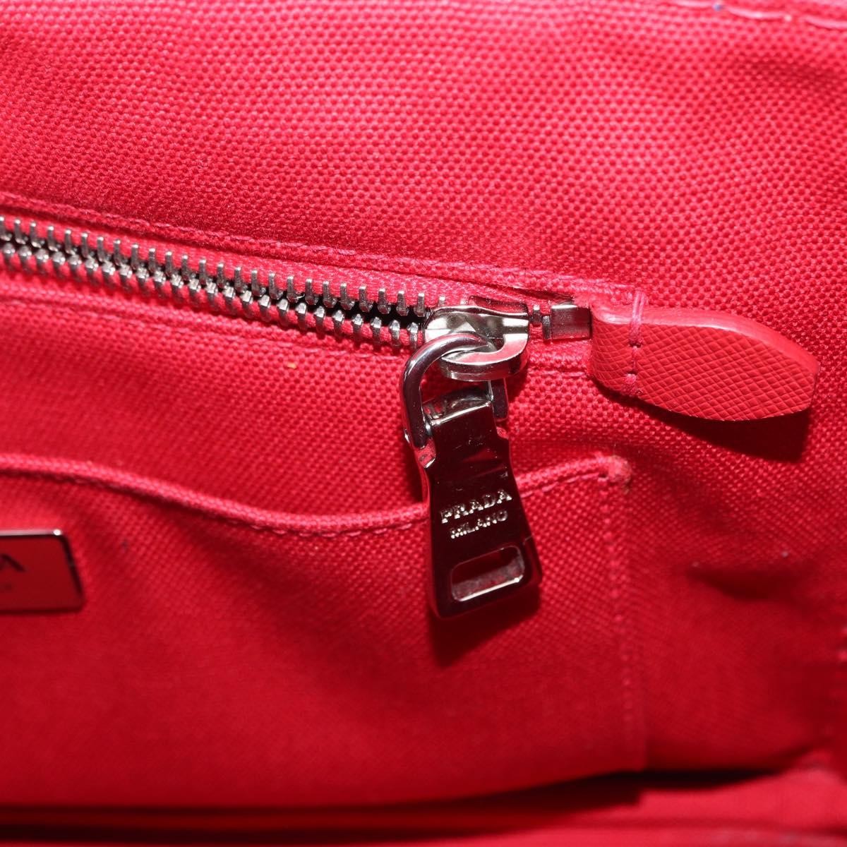 Prada Canapa Convertible Tote Canvas with Applique