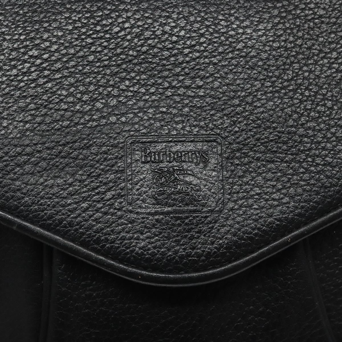 Burberry Flap Shoulder Bag Leather