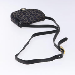 Celine C Sulky Shoulder bag Canvas and Leather