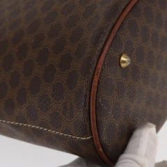 Celine Vintage Macadam Tote bag Canvas and Leather