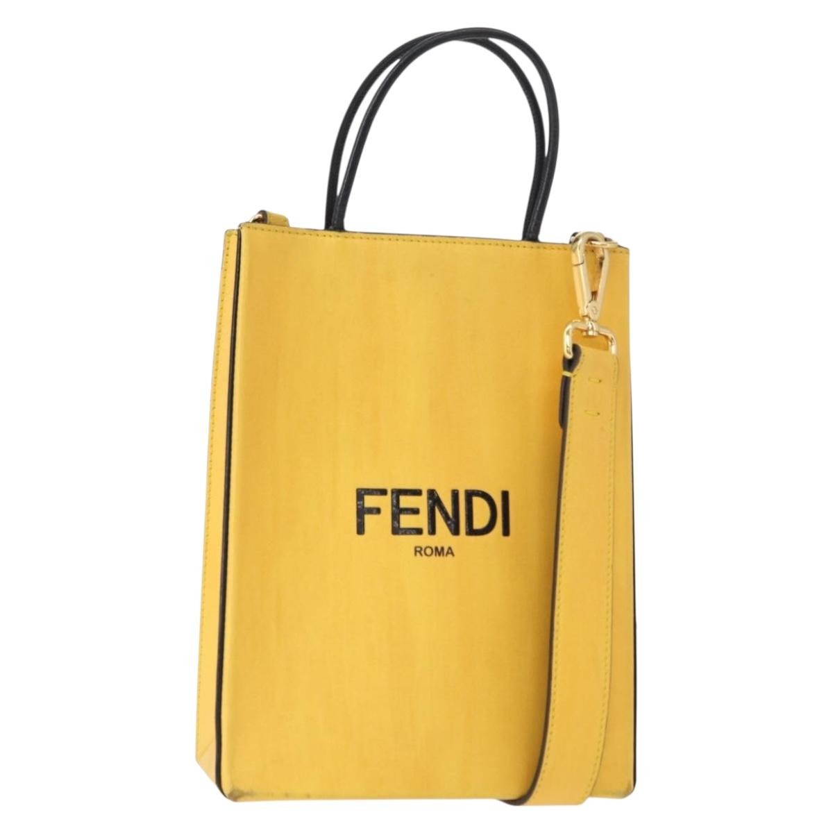 Fendi Pack Shopping Tote Leather